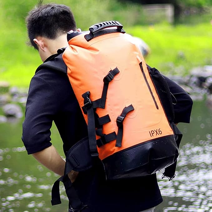Large Capacity Waterproof Dry Bag Floating Mountaineering Backpack Roll-top Drying Bag for Kayaking Camping (Size : 20L)