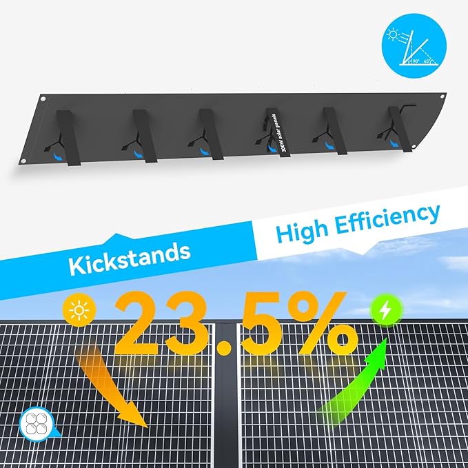 400W Portable Solar Panel for Most Power Stations Foldable &amp Lightweight Solar Suitcase with Kickstands 40V MC4 &amp Multi-Output for Solar Generators RVs Camping and Outdoor Use
