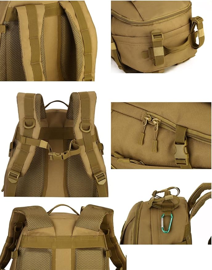 Tactical Backpack 40L Assault Rucksack Molle Military Daypack