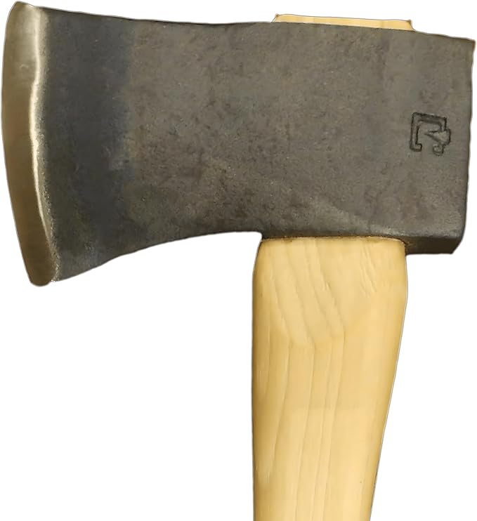 COUNCIL TOOL Camping Hatchet - 1.75 lbs Dayton Pattern Axe with 14 Curved Hickory Handle &amp Drop Forged Steel Head Made in the USA - SU20HCT14C