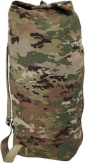 M MCGUIRE GEAR Tactical Military GI Top Loading Duffel Bag Cordura Nylon Carrying Straps Backpack Sea Bag Bug Out Bag MIL-SPEC Made in USA (OCP Scorpion)