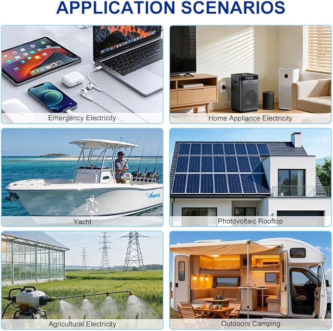 12KW Solar Hybrid Inverter All in One 48V DC to 220V-230V AC On/Off Grid Pure Sine Wave Solar Inverter with 160A MPPT Charge Controller for Home Appliances Work with Lead Acid &amp Lithium Battery