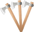 JXE JXO Throwing Tomahawks 3 Pack Throwing Axes 16.5 Beech Handle for Axe Throwing