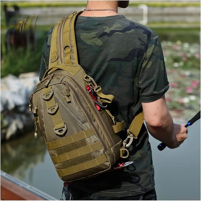 Tactical Backpack for Men Multifunctional Waist Chest Bag Sport Travel Bags Backpack for Men(1)