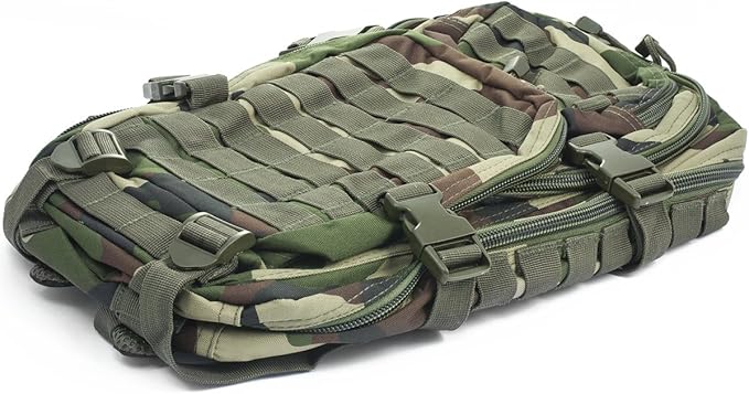 Mil-Tec Military Army Patrol Molle Assault Pack Tactical Combat Rucksack Backpack 20L French Army Cce Camo