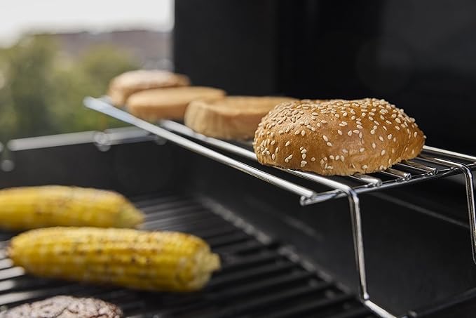 Weber Spirit E-425 Liquid Propane Gas Grill for Outdoor Cooking and BBQ 4 Burner Black – Porcelain-Enameled Cast-Iron Grates 2 Boost Burners &ampSear Zone