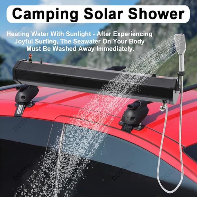 Portable Pressurized Water Tank with Electric Pump for Camping Showers and Off-Road Vehicles