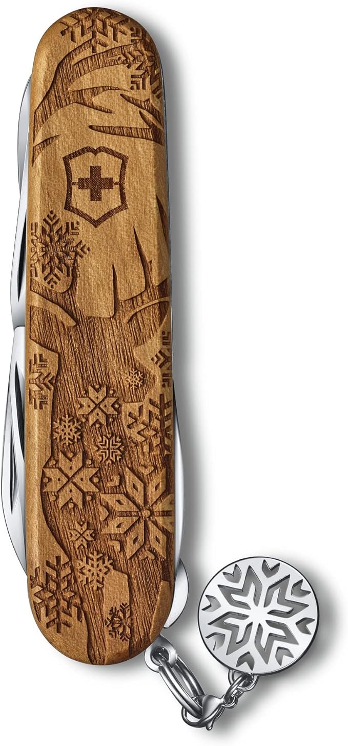 Victorinox Super Tinker Wood Winter Magic 2022 Limited Edition 12 Function Pocket Knife