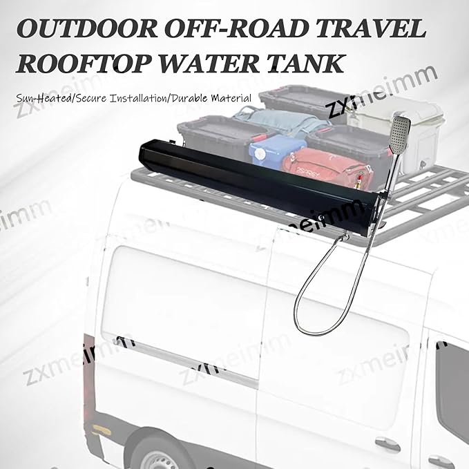 Pressurized Water Tank for Camping ShowerOff Road Shower for Overlanding Portable Water Storage Mount on BumperRoof Rack Mount for VehiclesTrucks 20L