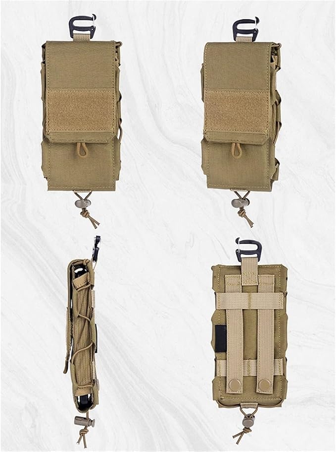 Tactical Phone Storage Bag Molle Waist Organization Pouch Portable Outdoor Sports Running Hiking Tactical Backpack Accessories