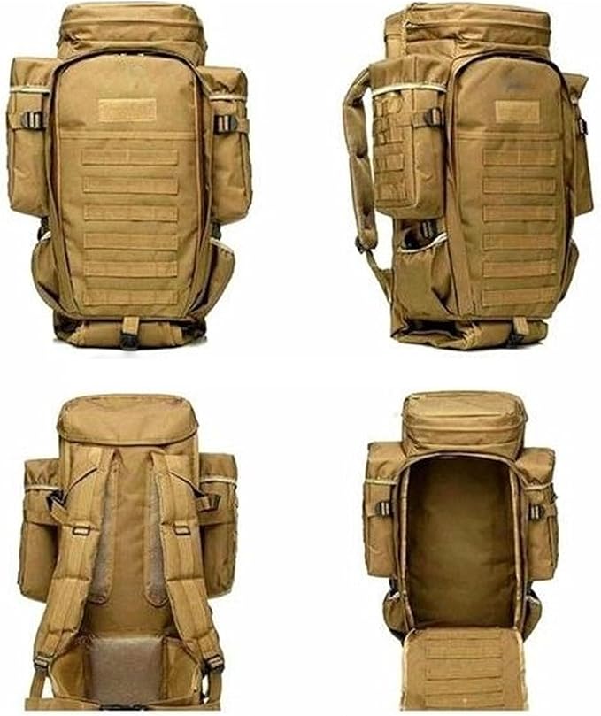 Large Tactical Rifle Bag Tactical Backpack Military Detachable Molle Bag Tactical Molle Backpack for Camping Hiking Fishing
