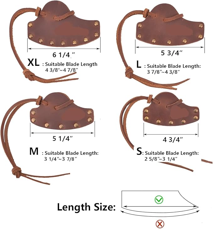 1PC PU Leather Axe Sheath Protective Axe Head Cover Hatchet Cover Protector for Outdoor Camping Blade Protection