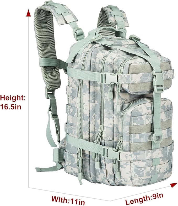 Small Military Tactical Backpack Army Assault Rucksack GYM Hiking Bug Out Bag