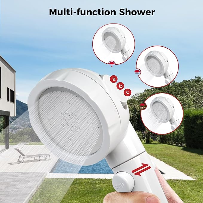 CAMPLUX Tankless Water Heater Propane 2.64GPM Portable Water Heater for Off Grid Camping BW264 White
