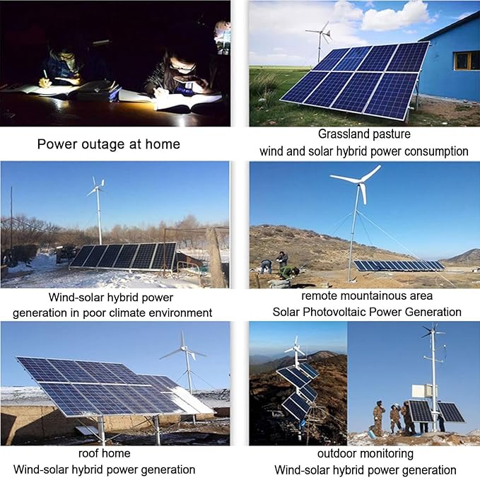 20000W Wind and Solar Hybrid Charge Controller Wind and Solar Complementary Regulator Mppt Boost Charging Wind Turbine Solar Panel48V