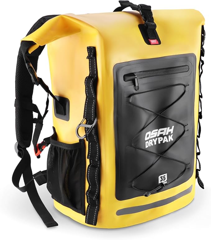 OSAH DRYPAK 25L Waterproof Duffel Bag &amp 35L Waterproof Backpack