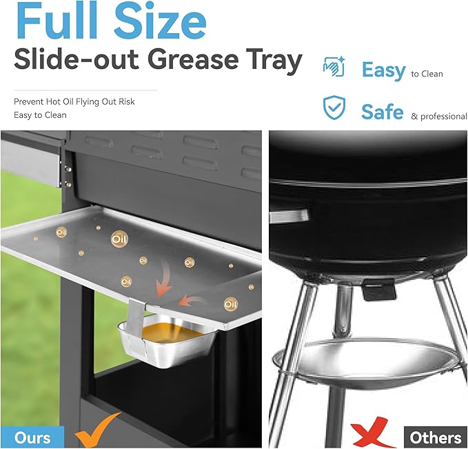 6 Burner Propane Gas BBQ Grill with Side Burner &amp Porcelain-Enameled Cast Iron Grate 65800 BTUs Barbecue Grill 665 Sq. In. Grilling Area Outdoor Propane Grill for Camping Patio Backyard Cooking
