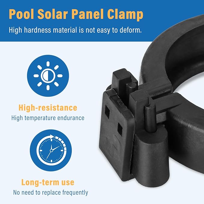HC-113 Panel Clamp Assembly for Heliocol Swimming Pool Solar Panels-4 Pack