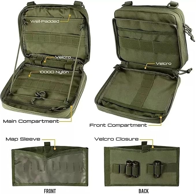 Tactical Molle Tool Bag Practical Accessories Storage Handbag Outdoor Hunting Camping Survival Tool Bag(BK-CP)