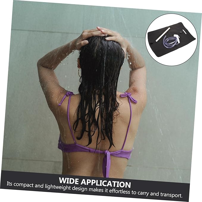 WOONEKY Travel Shower Camping Bag Compact Portable Shower for Outdoor Use for Camping Hiking and Outdoor Adventures