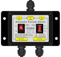 Manual and Automatic Transfer Switch AC120V 15A ATS Auto Transfer Switch (Core Wires Connects)