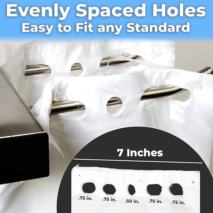 Heavy Duty Universal Fit Umbrella Rain Bags. 500Pk Big Covers for Wet Umbrellas. Large Disposable Clear Plastic Sleeves Keep Church or Lobby Floors Dry. Perfect Refill for Any Bag Stand or Holder.