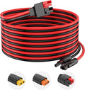 Solar to Anderson Extension Cable 10AWG 20FT Solar Connector for RV Foldable Solar Panel Portable Power Station Solar Generator(20FT)