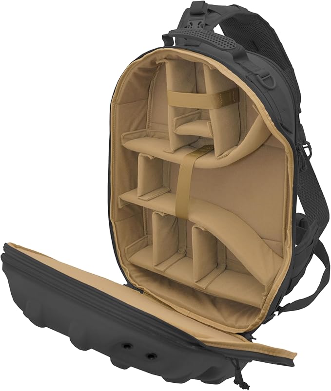 HAZARD 4 Blastwall - Optics/CCW Sling Pack Hard Shell Camera Bag Tactical Molle Backpack (29.5 L) - Black