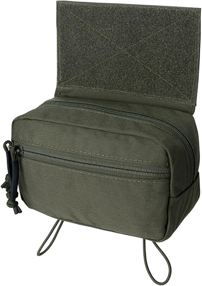 Tactical Drop Pouch Tactical IFAK Pouch with Hook and Loop Panel Compatible with Chest Rig and Tactical Vest Mk3