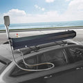 Solar ShowerPressurized Water Tank Road Camping Shower w/Shower Head&ampHose Setfor OverlandingWater StorageOutdoor Activities (145cm/45 in)