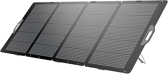 GRECELL 350W Portable Solar Panel for Power Station Generator Foldable Solar Panel 37.4V High-Efficiency Solar Charger 350W Power Backup with XT60/Anderson Output for Outdoor Van Camper Off-Grid