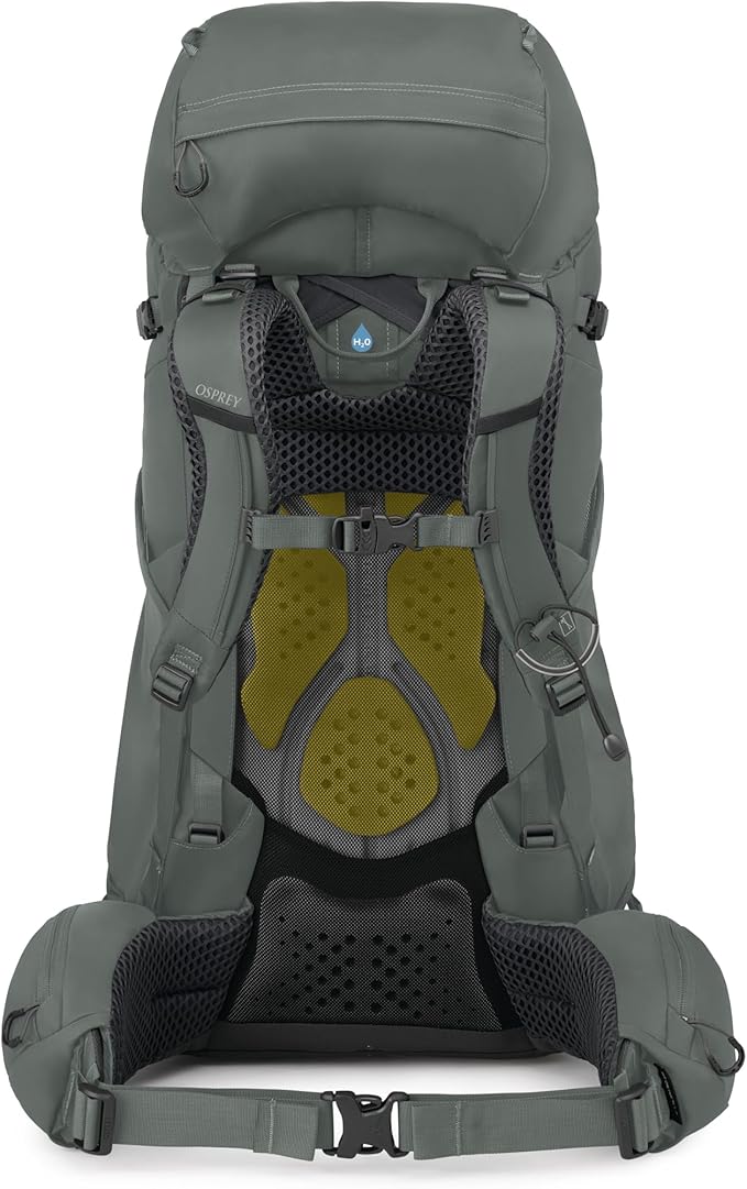Osprey Kyte 58L Women's Backpacking Backpack - Hiking &amp Camping Bag with Waterproof Raincover Rocky Brook Green Medium/Large