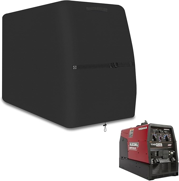 Waterproof Engine Welder Generator Cover-Heavy Duty 600D Oxford for Ranger GXT Series WelderAll Weather Protection Black