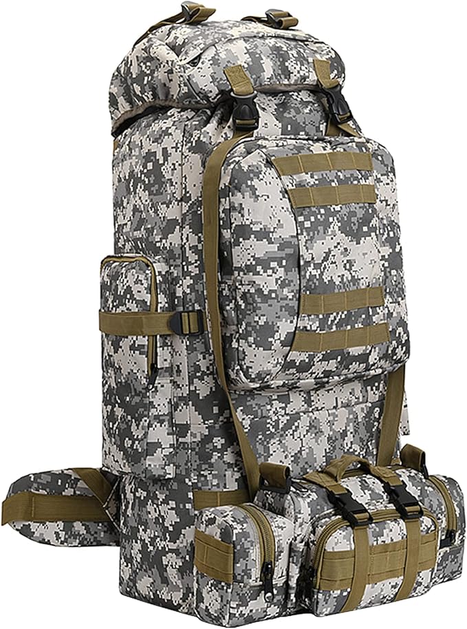 100L Camping Hiking BackpackMolle military Tactical rucksack backpackWaterproof Lightweight Hiking Backpack