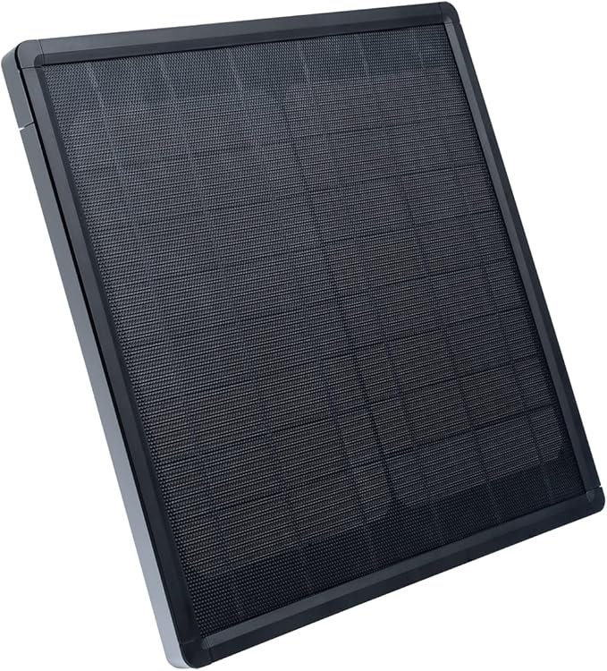 Enlaps External Solar Panel for Extended Battery Life Waterproof Connector Ideal for installations with Little Exposure to the Sun Compatible with Tikee 3PRO+ Tikee 4 and Tikee mini