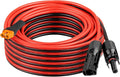 XRDS -RF Solar Panel Adapter Cable to XT60i 35FT - 10AWG XT60i Female Solar Cable Tinned Copper Wire with PVC Jacket XT60i Solar Extension Cable for Power Station and Portable Generator