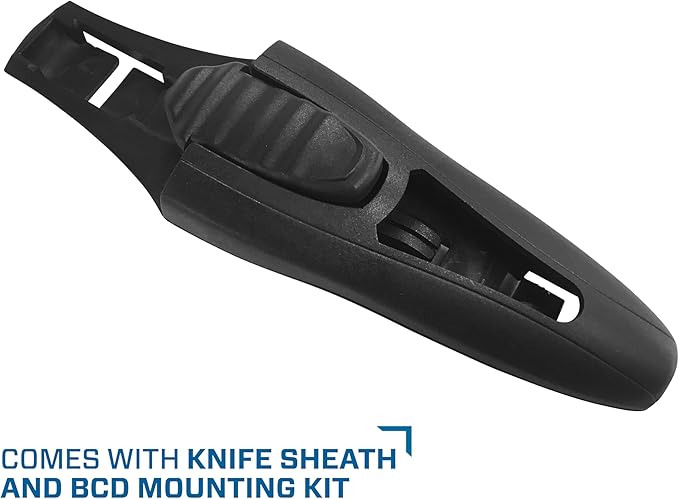 SCUBAPRO Mako Stainless-Steel Diving Knife with 3.5-Inch Blade