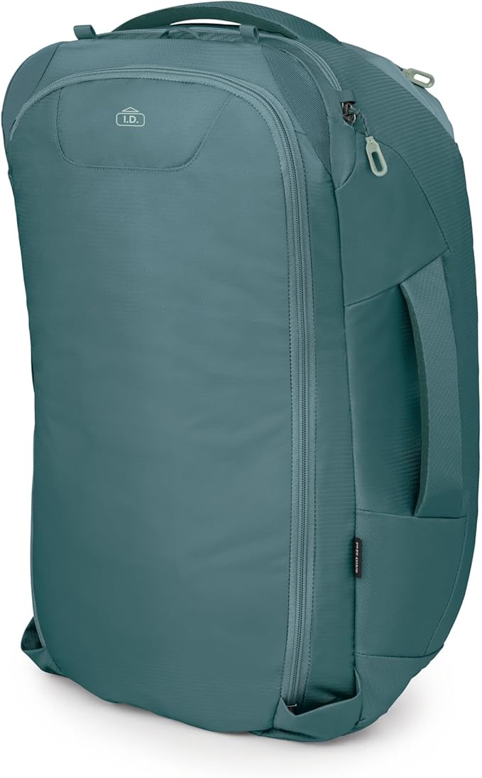 Osprey Farpoint 40L Men's Travel Backpack - Carry On Bag with Laptop Sleeve and Toiletry Pocket Cascade Blue/Torrent Blue