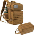 QT&ampQY 25L Tactical backpack &amp Tactical Toiletry Bag…