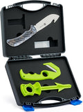 KNINE OUTDOORS Hunting Gut Hook Skinner Knife with Butt Out Game Dressing Tool for Field Dressing