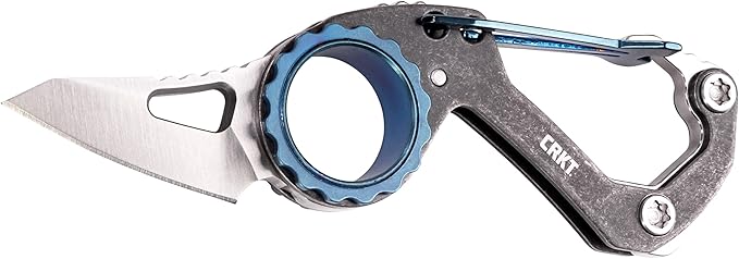 CRKT Compano Everyday Carry EDC Pocket Folding Knife with Slip Joint: Stainless Steel Plain Edge Blade Stainless Steel Handle 9083