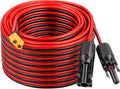 Solar to XT60 Charge Extension Cable 50FT 12AWG XT60 Solar Cable for Portable Power Station Battery Pack