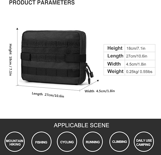 Mardingtop 28L Tactical Backpack for Men with Molle Pouch Tool Utility Pouch Bag