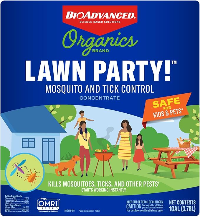 BioAdvanced Lawn Party Mosquito and Tick Control Concentrate 1 Gal 21333 Sq Ft