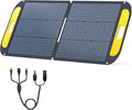 VTOMAN Portable Solar Panel for Solar Generator 110W 19V Folding Solar Charger with 23% Efficiency IP67 Waterproof and Adjustable Kickstands Design for Camping RV Outdoor Adventures (VS110)