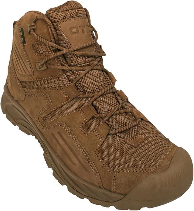 OTB Incline Mid Tactical Boots – Waterproof 6” Lightweight Work Boots with GRIP-STIK Rubber Outsole with Fast Rope Guard