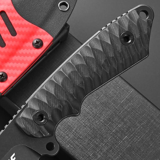 Eafengrow EF162 Fixed Blade Knife AUS-8 Steel Blade G10 Handle Full Tang Compact EDC Tool Fix Knifes for Outdoor Camping Survival