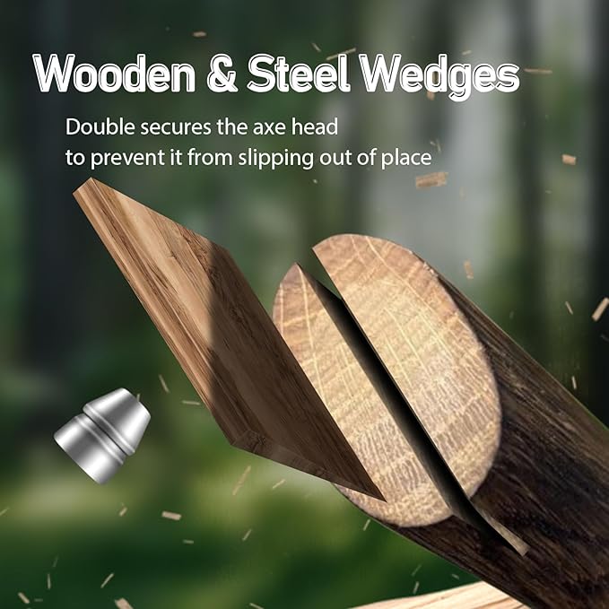 Craftsman's Choice: Axe Handle Replacement | 35.4in | Wooden Handles for Axe(35.4in*2)