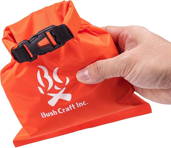Bush Craft 28932 Dry Bag 2L Orange and Camo Set of 2