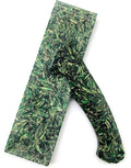 Blank Resin Material For Knife Scales Handle Used For Carving Decorative Musical Instruments Slingshot Folding Knives 2pcs(Green135x40x8mm)